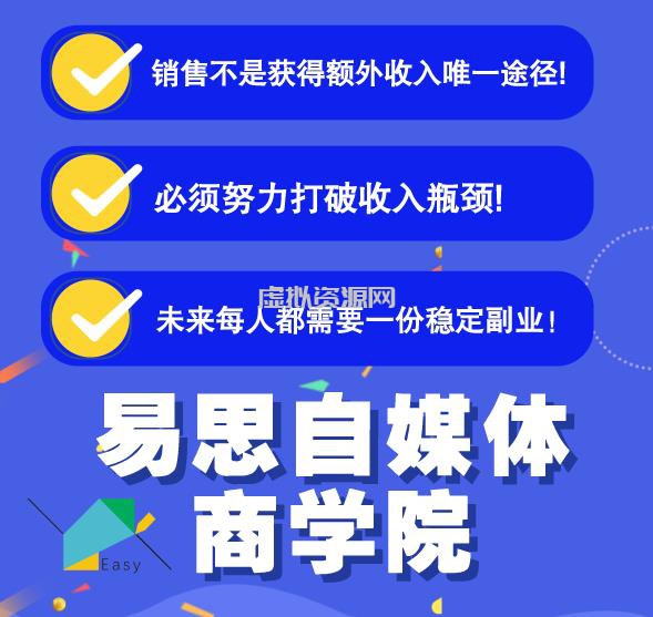 易思自媒体学院二次混剪视频特训营，0基础新手小白都能上手实操