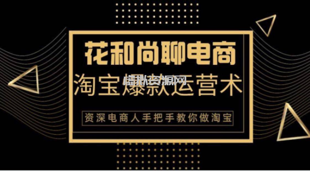 花和尚·天猫淘宝爆款运营实操技术，手把手教你月销万件的爆款打造技巧