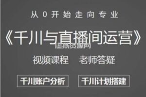 阳光哥·千川图文与直播间运营，从0开始走向专业，包含千川短视频图文、千川直播间、小店随心推